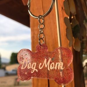 Dog Mom Keychain